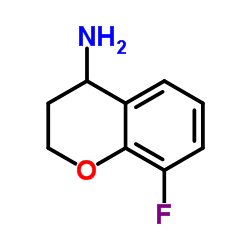 8-fluorochroman-4-amine structure