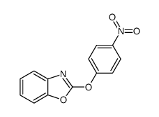 2-p-nitrophenoxybenzoxazole结构式