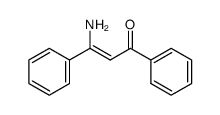 3-amino-1,3-diphenyl-2-propen-1-one Structure