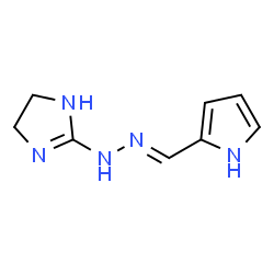 Pyrrole-2-carboxaldehyde,2-imidazolin-2-ylhydrazone (8CI)结构式
