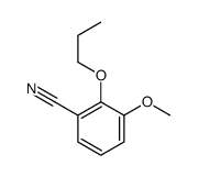 3-methoxy-2-propoxybenzonitrile结构式