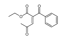 2-Benzoyl-4-oxo-2-pentensaeure-ethylester Structure