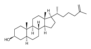 5α-cholest-25-en-3β-ol Structure