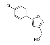 [5-(4-氯苯基)噁噁唑-3-基]甲醇结构式