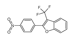 2-(4-nitrophenyl)-3-(trifluoromethyl)-1-benzofuran Structure
