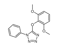 5-(2,6-dimethoxyphenoxy)-1-phenyl-1H-1,2,3,4-tetrazole Structure