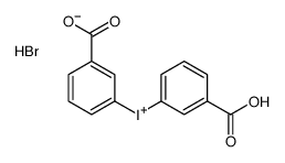 bis(3-carboxyphenyl)iodanium,bromide结构式