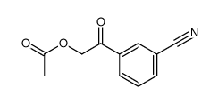 α-acetoxy-3-cyanoacetophenone Structure