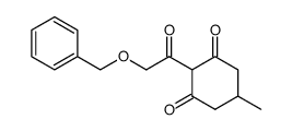 2-Benzyloxyacetyl-5-methyl-1,3-cyclohexandion Structure