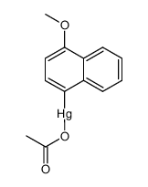 (4-Methoxy-1-naphthyl)-mercuric acetate Structure