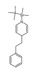 1-(tert-butyldimethylsilyl)-4-phenethyl-1,4-dihydropyridine Structure