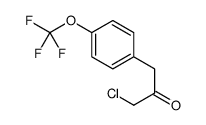 1-chloro-3-[4-(trifluoromethoxy)phenyl]propan-2-one结构式