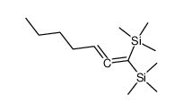 hepta-1,2-diene-1,1-diylbis(trimethylsilane) Structure