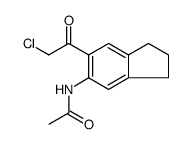 Acetamide,N-(6-chloroacetyl-5-indanyl)- (4CI)结构式