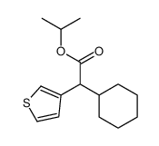 isopropyl alpha-cyclohexylthiophen-3-acetate结构式