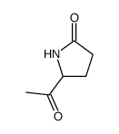 2-Pyrrolidinone, 5-acetyl- (9CI) structure