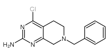 7-Benzyl-4-chloro-5,6,7,8-tetrahydropyrido[3,4-d]pyrimidin-2-amine Structure