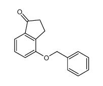 4-(苄氧基)-2,3-二氢-1H-茚-1-酮结构式