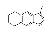 methyl-3 tetrahydro-5,6,7,8 naphto(2,3-b)furanne结构式