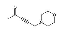 5-morpholin-4-ylpent-3-yn-2-one结构式