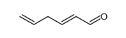 (E)-Hexa-2,5-dienal Structure