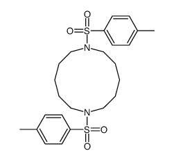 1,7-bis-(4-methylphenyl)sulfonyl-1,7-diazacyclododecane Structure