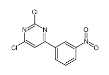 2,6-dichloro-4-(3-nitrophenyl)pyrimidine结构式