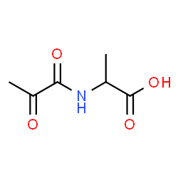 Alanine,N-pyruvoyl-,DL- (6CI) Structure