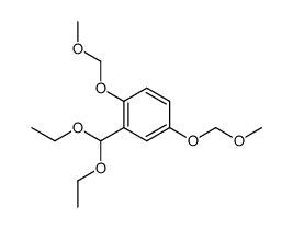 2,5-bis(methoxymethoxy)benzaldehyde diethylacetal Structure