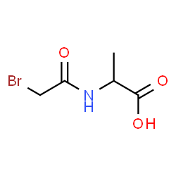 Alanine,N-bromoacetyl-,DL- (5CI)结构式