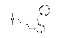 2-[(2-benzylpyrrol-1-yl)methoxy]ethyl-trimethylsilane结构式