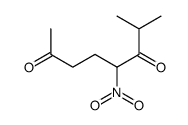 7-methyl-5-nitrooctane-2,6-dione Structure