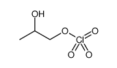 Perchloric acid, 2-hydroxypropyl ester Structure