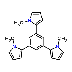 2,2',2''-Benzene-1,3,5-triyltris(1-methyl-1H-pyrrole) Structure