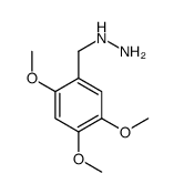 1[(2,4,5-三甲氧基苯基)甲基]肼结构式