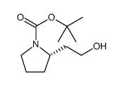 1-Pyrrolidinecarboxylic acid, 2-(2-hydroxyethyl)-, 1,1-dimethylethyl ester, (2S) picture