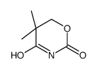 5,5-dimethyl-1,3-oxazinane-2,4-dione结构式