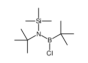 N-[tert-butyl(chloro)boranyl]-2-methyl-N-trimethylsilylpropan-2-amine Structure