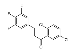 2',5'-DICHLORO-3-(3,4,5-TRIFLUOROPHENYL)PROPIOPHENONE Structure