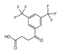 4-(3,5-DITRIFLUOROMETHYLPHENYL)-4-OXOBUTYRIC ACID结构式