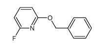 2-(benzyloxy)-6-fluoro-pyridine结构式