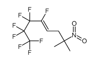 1,1,1,2,2,3,3,4-octafluoro-7-methyl-7-nitrooct-4-ene Structure