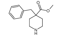 Methyl 4-benzylpiperidine-4-carboxylate结构式