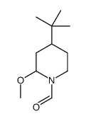 4-tert-butyl-2-methoxypiperidine-1-carbaldehyde Structure
