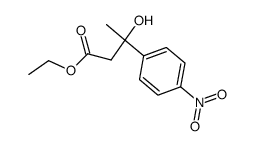ethyl 2-hydroxy-2-(4-nitrophenyl)butanoate Structure