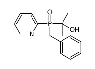 2-[benzyl(pyridin-2-yl)phosphoryl]propan-2-ol Structure