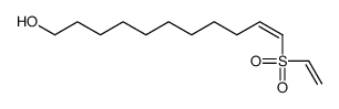 11-ethenylsulfonylundec-10-en-1-ol结构式