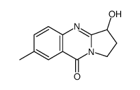 3-hydroxy-7-methyl-2,3-dihydro-1H-pyrrolo[2,1-b]quinazolin-9-one Structure