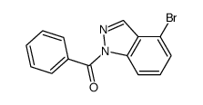 (4-bromo-indazol-1-yl)-phenyl-methanone结构式