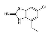 6-chloro-4-ethyl-1,3-benzothiazol-2-amine Structure